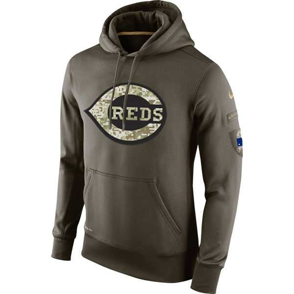 Cincinnati Reds Nike Olive Salute To Service KO Performance Hoodie,We sell and wholesale Cincinnati Reds Nike Olive Salute To Service KO Performance Hoodie on line form chian!
